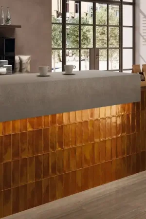 Bon Plan carrelage effet zellige 6,5x20 cm NOUR CARAMEL